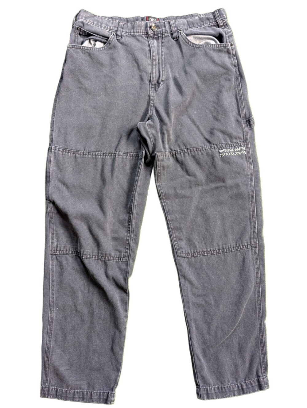 BDG Urban Outfitters Mens Black Dark Gray Streetwear Coordinates Pants Size 33